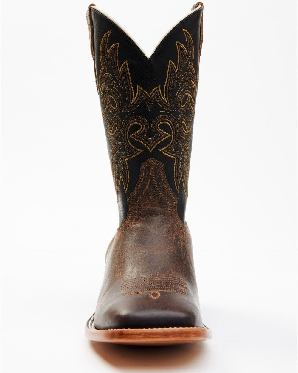 Cody James - Men's Willow Western Boots - Broad Square Toe | Brown