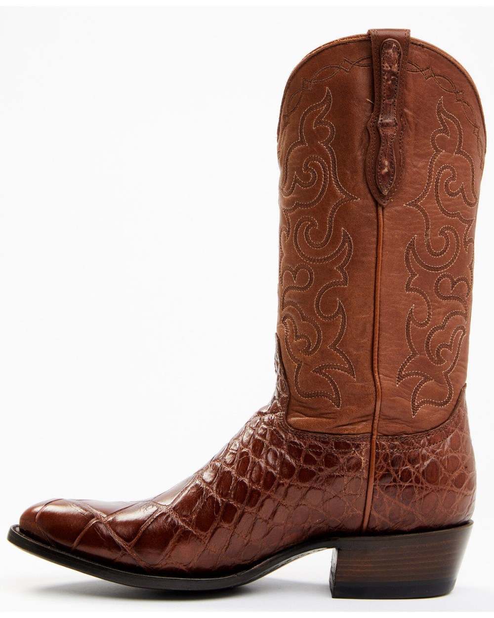 Cody James - Men's Exotic American Alligator Western Boots - Round Toe | Lt Brown Cody James - Men's Exotic American Alligator Western Boots - Round Toe | Lt Brown