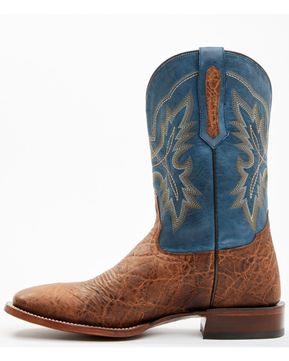 Cody James - Men's Elephant Print Western Boots - Broad Square Toe | Brown Cody James - Men's Elephant Print Western Boots - Broad Square Toe | Brown