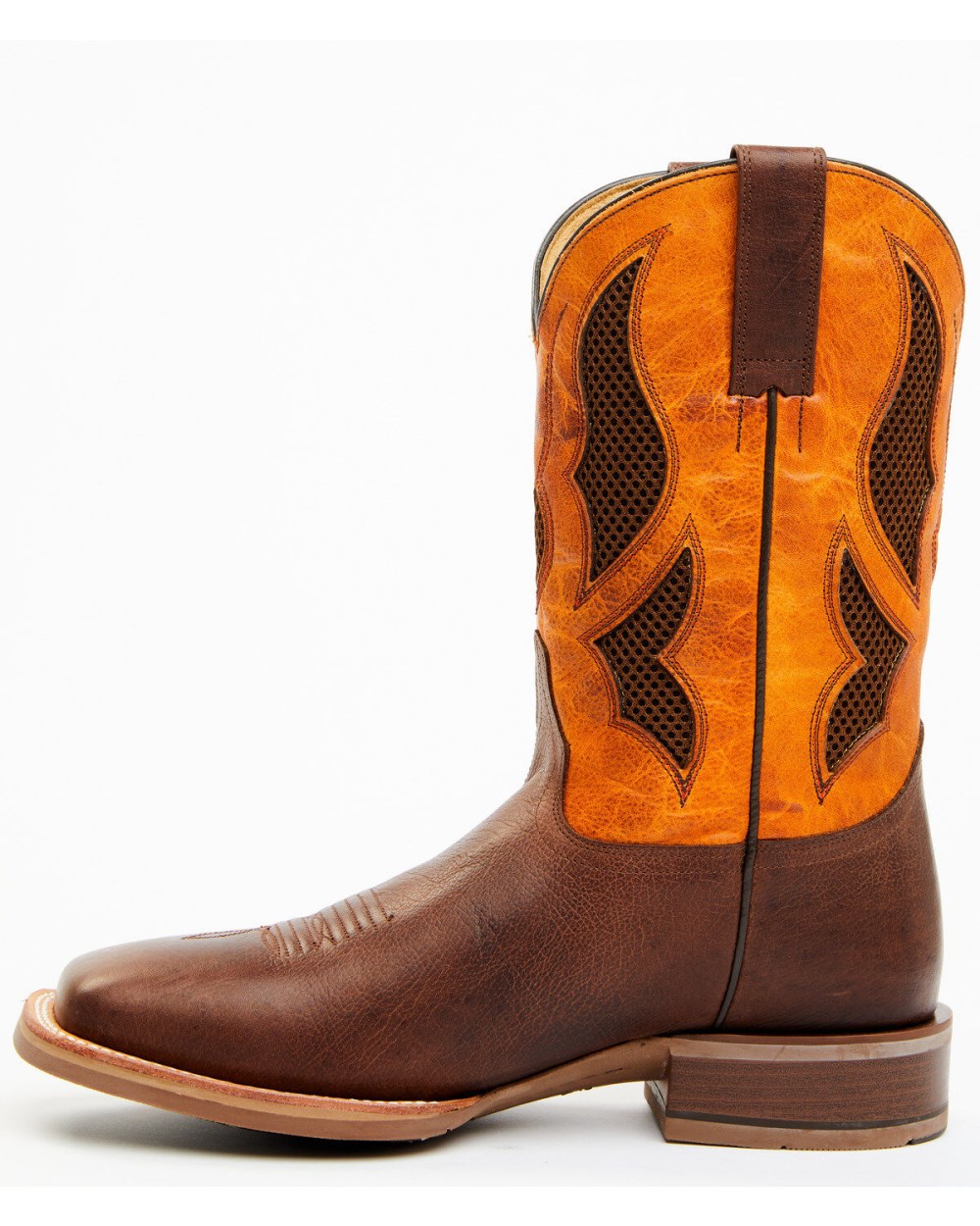 Cody James - Men's Xtreme Xero Gravity Western Performance Boots - Broad Square Toe | Orange Cody James - Men's Xtreme Xero Gravity Western Performance Boots - Broad Square Toe | Orange