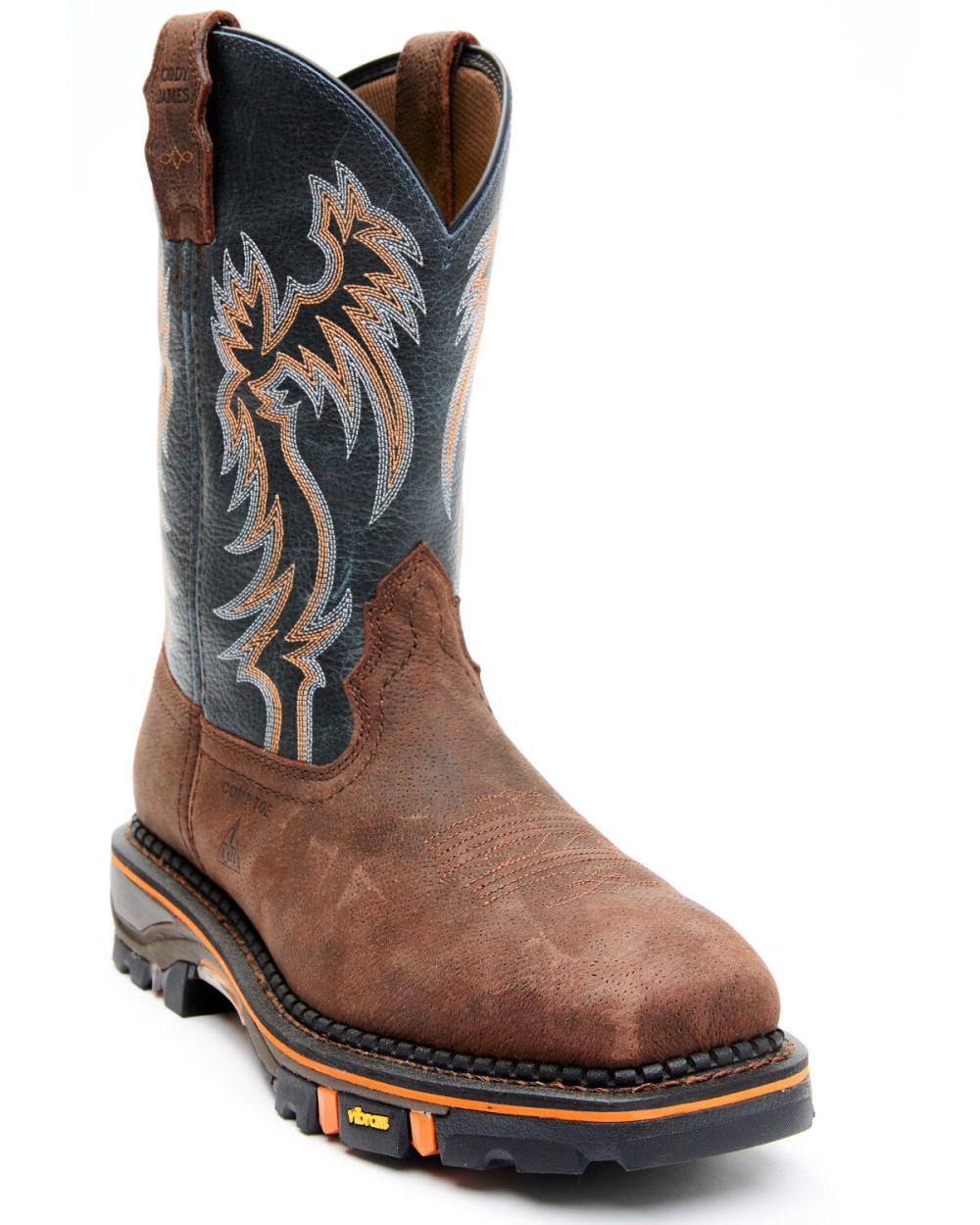 Cody James - Men's Decimator Western Work Boots - Composite Toe | Brown Cody James - Men's Decimator Western Work Boots - Composite Toe | Brown