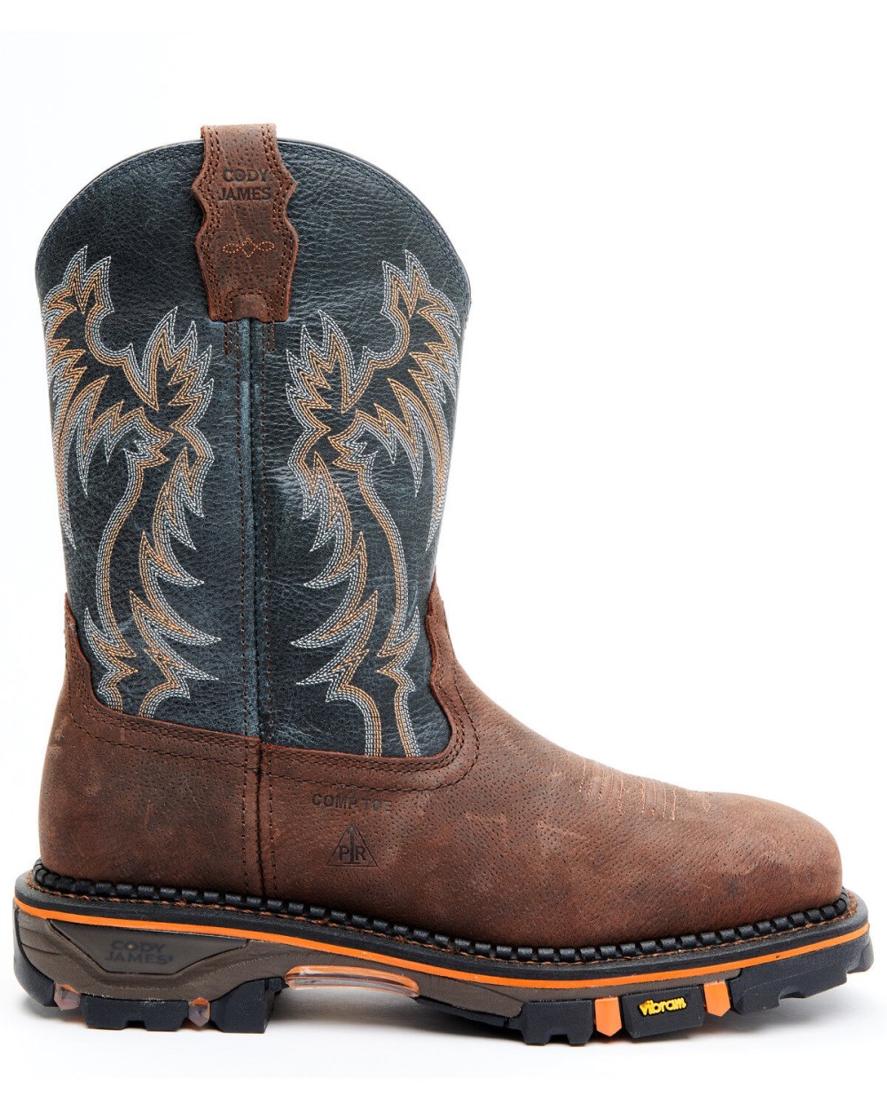 Cody James - Men's Decimator Western Work Boots - Composite Toe | Brown