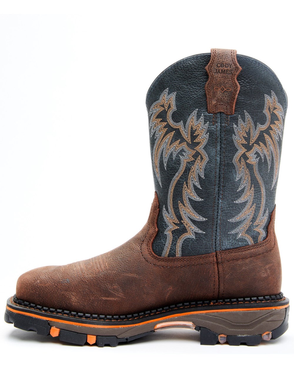 Cody James - Men's Decimator Western Work Boots - Composite Toe | Brown