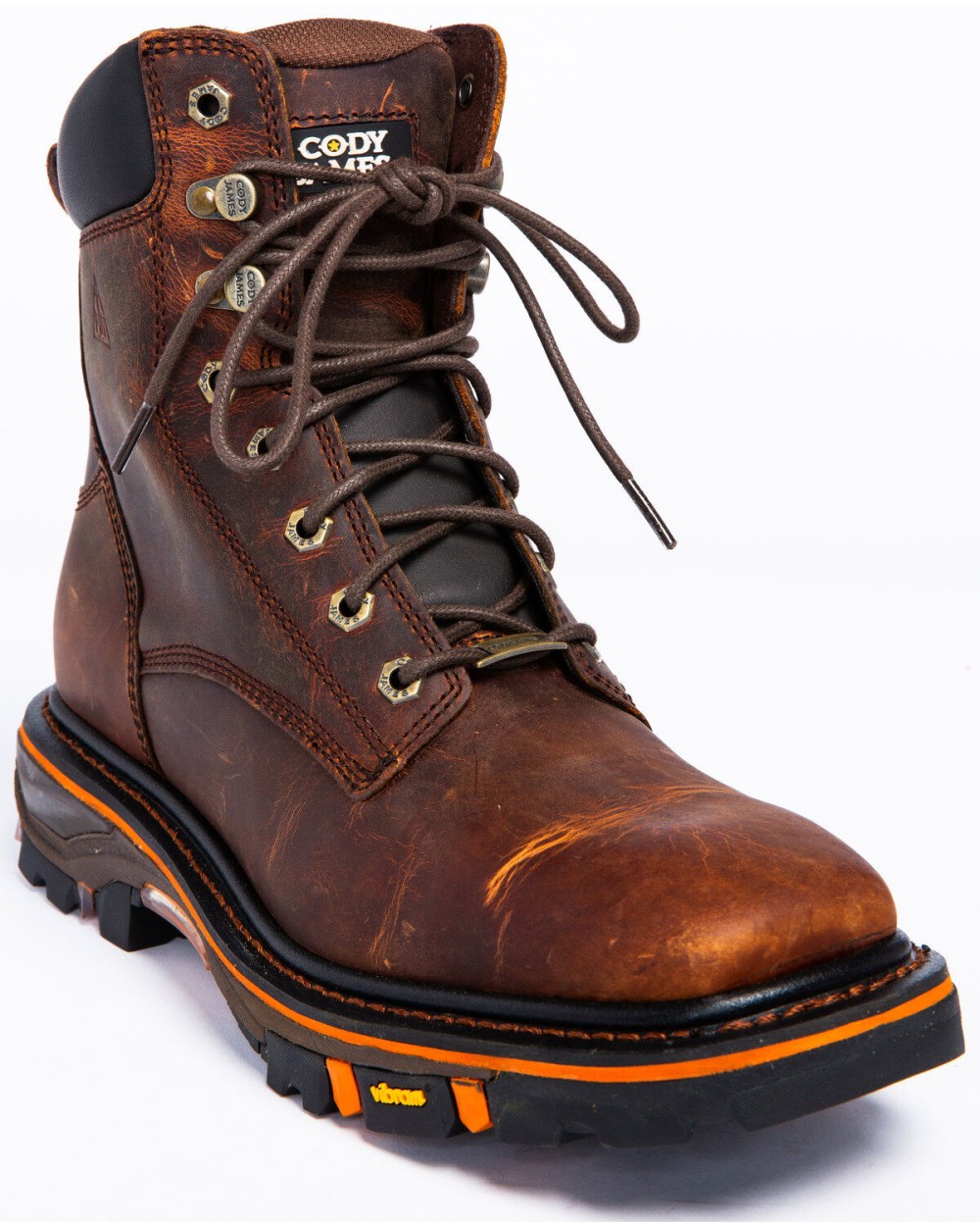 Cody James - Men's 8" Decimator Work Boots - Soft Toe | Brown Cody James - Men's 8" Decimator Work Boots - Soft Toe | Brown