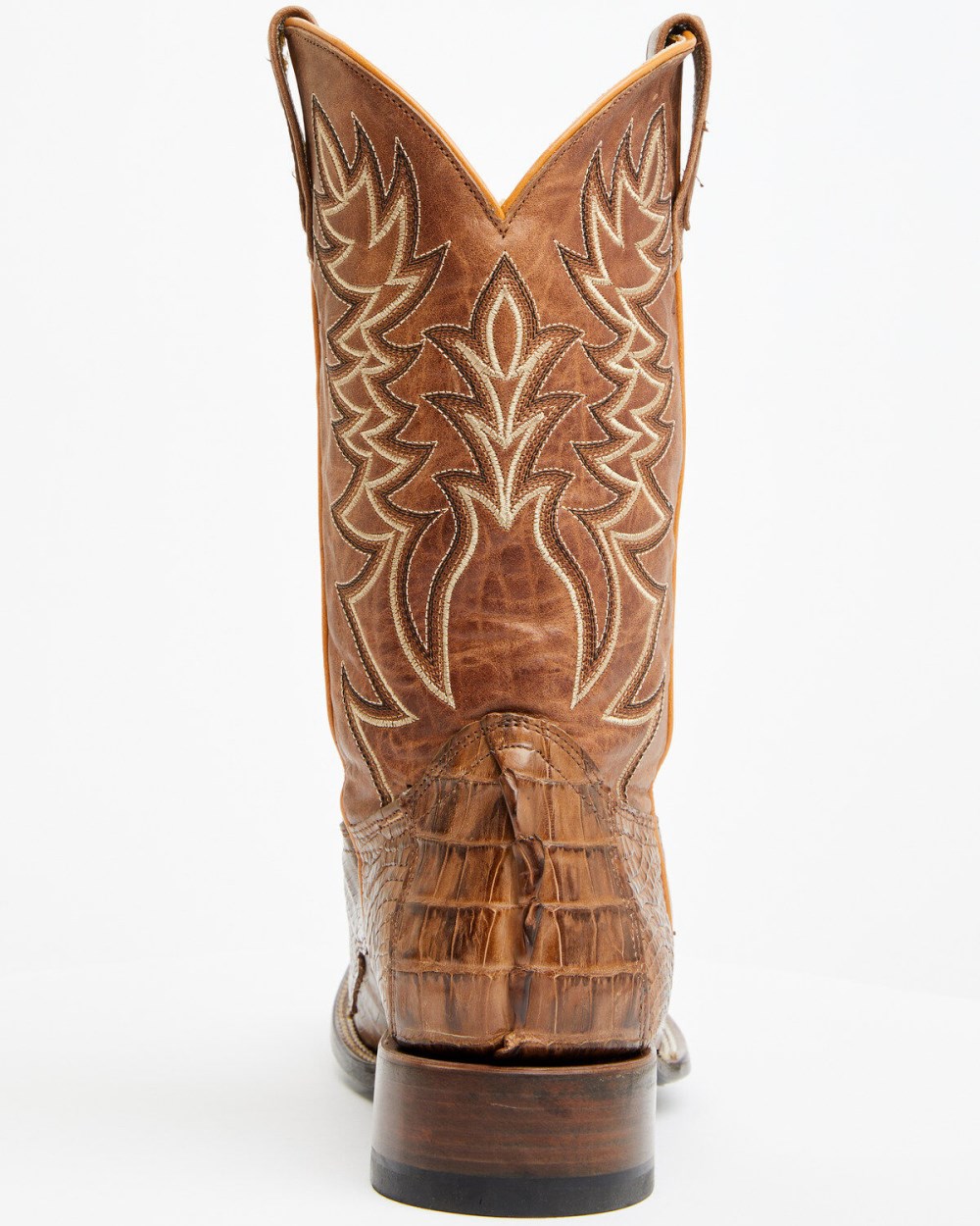 Cody James - Men's Exotic Caiman Tail Western Boots - Broad Square Toe | Brown Cody James - Men's Exotic Caiman Tail Western Boots - Broad Square Toe | Brown