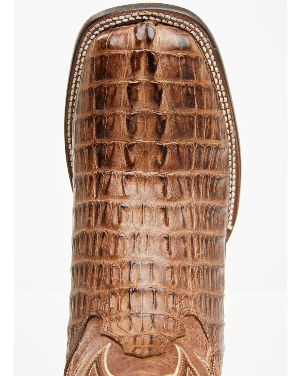 Cody James - Men's Exotic Caiman Tail Western Boots - Broad Square Toe | Brown Cody James - Men's Exotic Caiman Tail Western Boots - Broad Square Toe | Brown