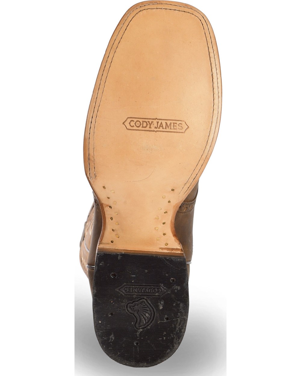 Cody James - Men's Saddle Vamp Western Boots - Broad Square Toe | Brown Cody James - Men's Saddle Vamp Western Boots - Broad Square Toe | Brown