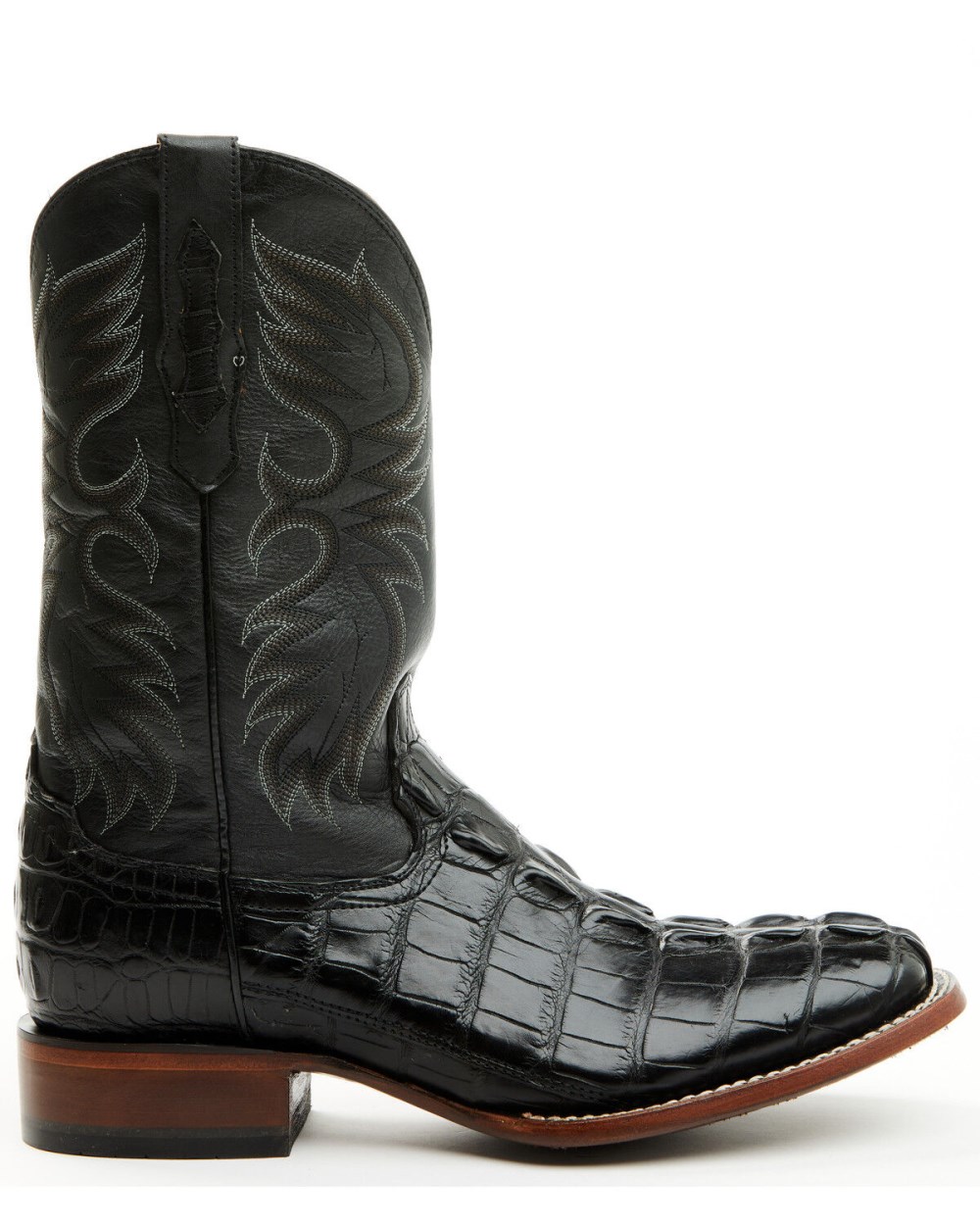 Cody James - Men's Exotic Alligator Western Boots - Broad Square Toe | Black Cody James - Men's Exotic Alligator Western Boots - Broad Square Toe | Black