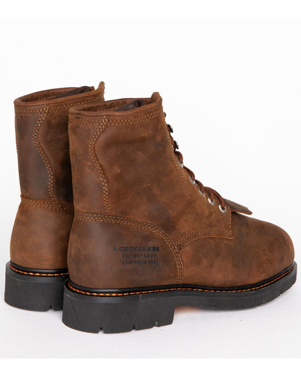 Cody James - Comp Toe Waterproof Kiltie Work Boots | Brown Cody James - Comp Toe Waterproof Kiltie Work Boots | Brown