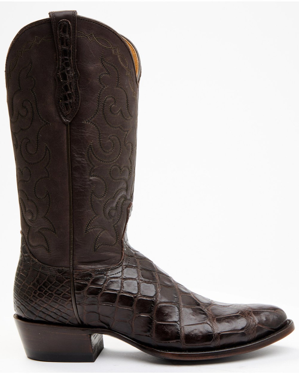 Cody James - Men's Exotic American Alligator Western Boots - Round Toe | Chocolate Cody James - Men's Exotic American Alligator Western Boots - Round Toe | Chocolate