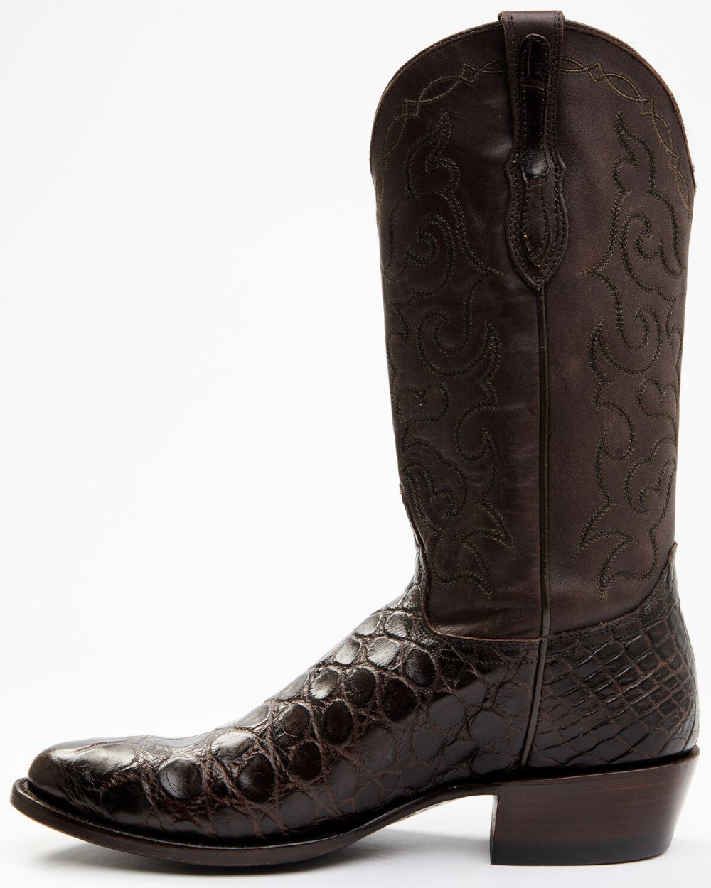 Cody James - Men's Exotic American Alligator Western Boots - Round Toe | Chocolate Cody James - Men's Exotic American Alligator Western Boots - Round Toe | Chocolate