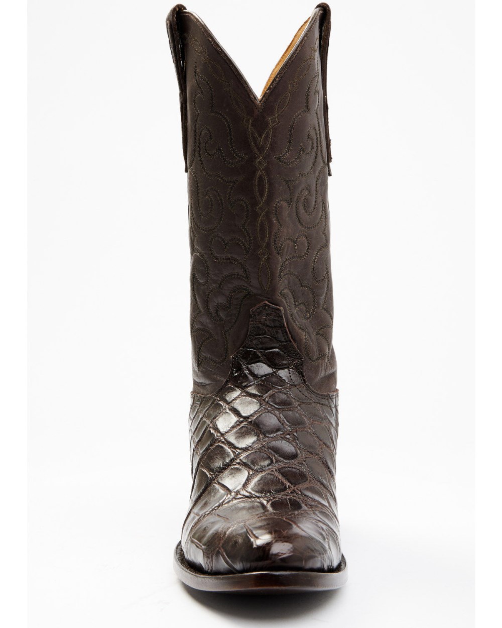 Cody James - Men's Exotic American Alligator Western Boots - Round Toe | Chocolate Cody James - Men's Exotic American Alligator Western Boots - Round Toe | Chocolate