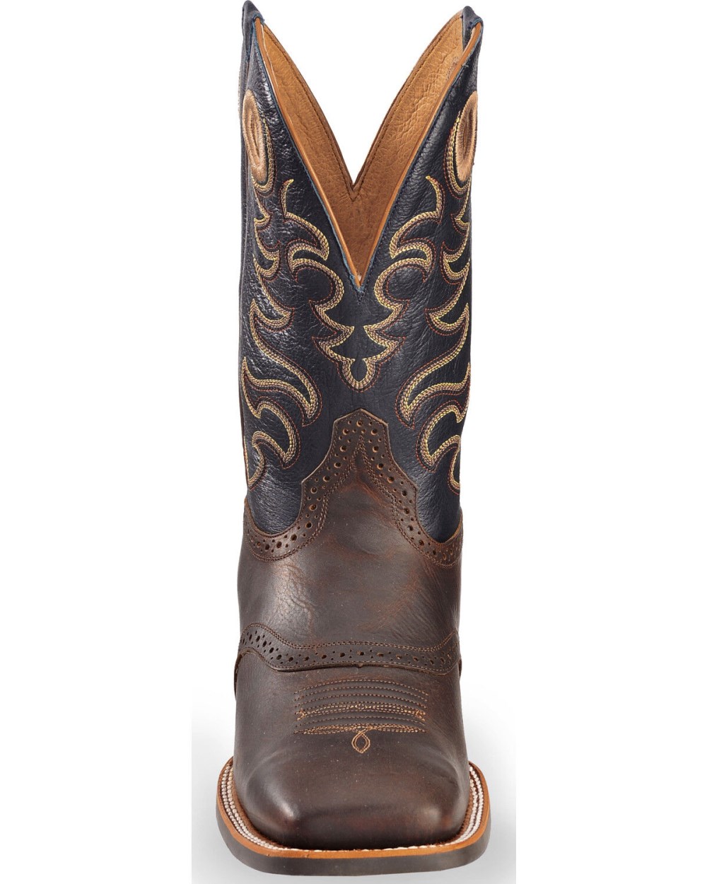 Cody James - Men's Xero Gravity Gibson Saddle Vamp Western Performance Boots - Broad Square Toe | Brown Cody James - Men's Xero Gravity Gibson Saddle Vamp Western Performance Boots - Broad Square Toe | Brown