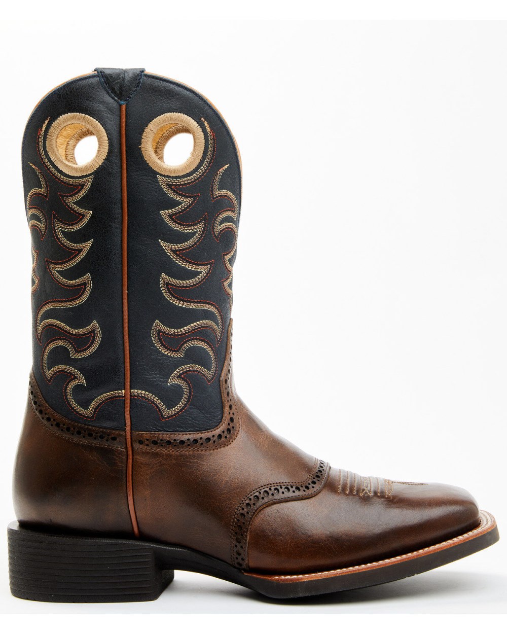 Cody James - Men's Xero Gravity Gibson Saddle Vamp Western Performance Boots - Broad Square Toe | Brown Cody James - Men's Xero Gravity Gibson Saddle Vamp Western Performance Boots - Broad Square Toe | Brown