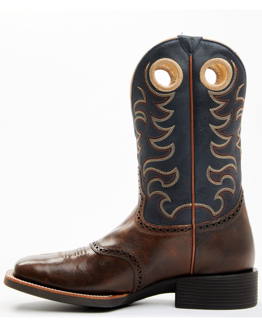Cody James - Men's Xero Gravity Gibson Saddle Vamp Western Performance Boots - Broad Square Toe | Brown Cody James - Men's Xero Gravity Gibson Saddle Vamp Western Performance Boots - Broad Square Toe | Brown