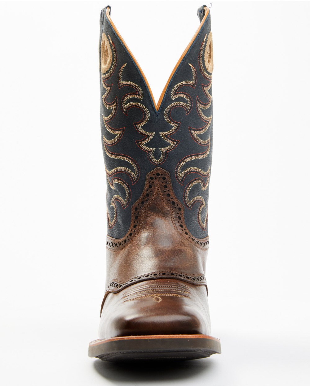 Cody James - Men's Xero Gravity Gibson Saddle Vamp Western Performance Boots - Broad Square Toe | Brown Cody James - Men's Xero Gravity Gibson Saddle Vamp Western Performance Boots - Broad Square Toe | Brown