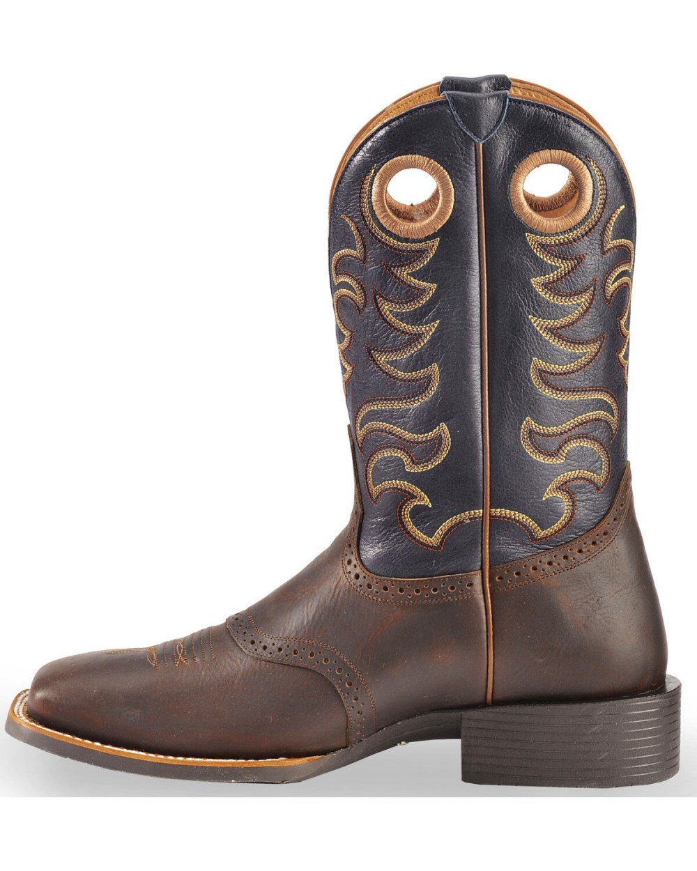 Cody James - Men's Xero Gravity Gibson Saddle Vamp Western Performance Boots - Broad Square Toe | Brown Cody James - Men's Xero Gravity Gibson Saddle Vamp Western Performance Boots - Broad Square Toe | Brown