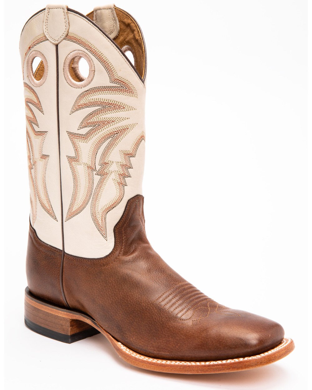 Cody James - Men's Leather Western Boots - Broad Square Toe | Brown Cody James - Men's Leather Western Boots - Broad Square Toe | Brown