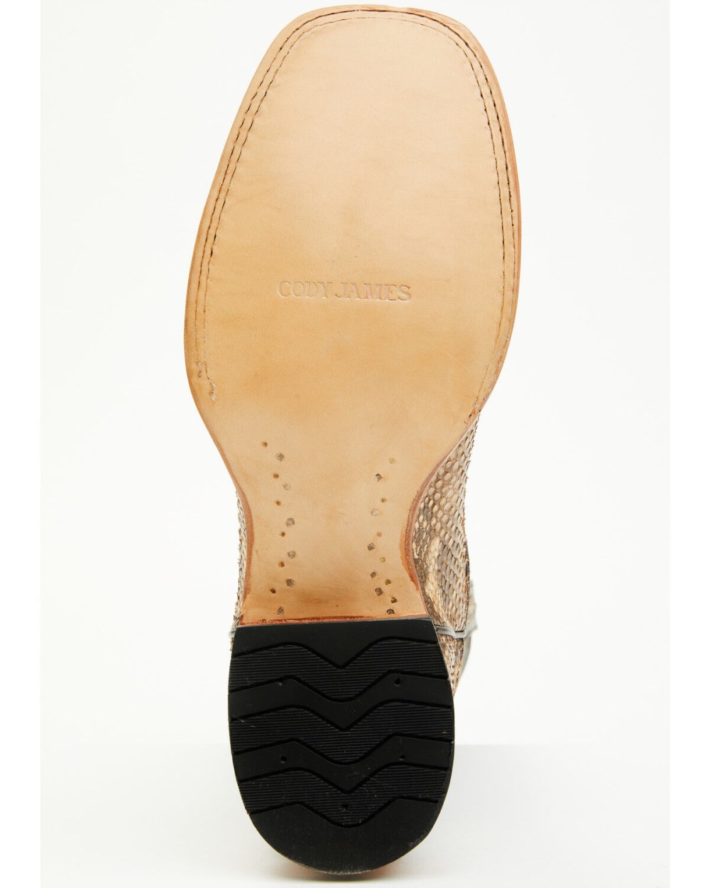 Cody James - Men's Exotic Python Western Boots - Broad Square Toe | Dark Brown