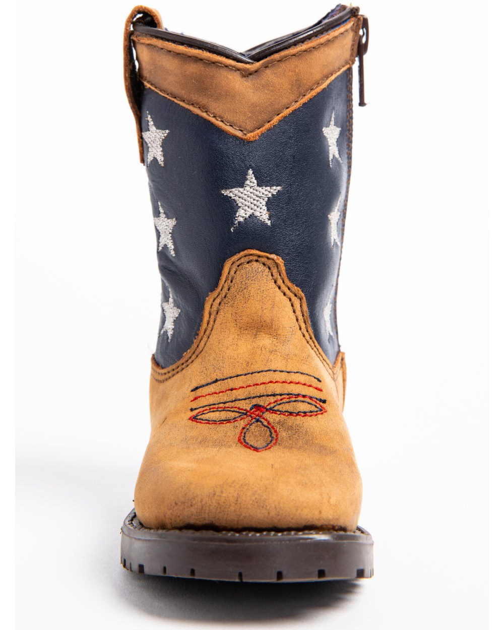 Cody James - Toddler Boys' USA Flag Western Boots - Broad Square Toe | Brown Cody James - Toddler Boys' USA Flag Western Boots - Broad Square Toe | Brown