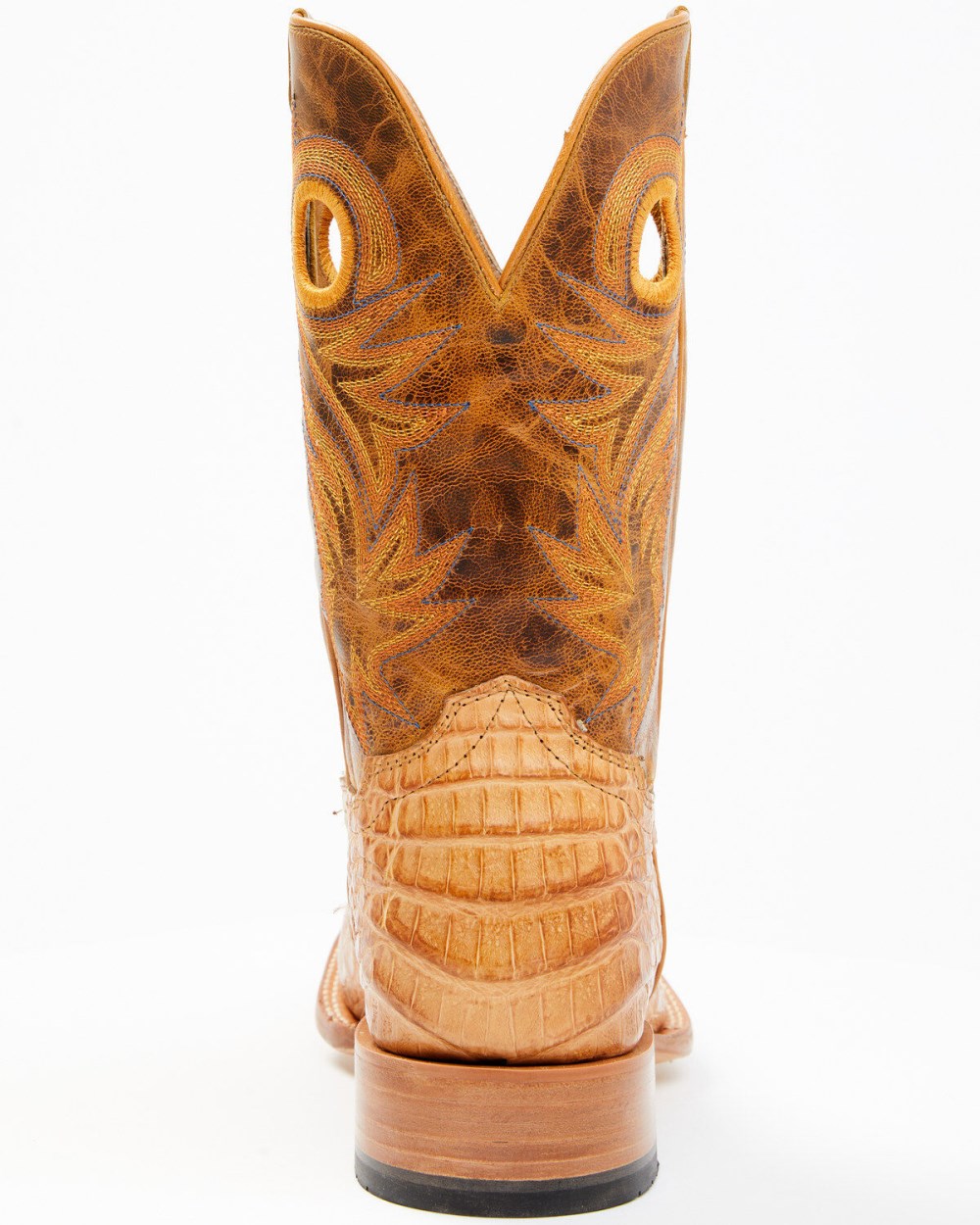 Cody James - Men's Exotic Caiman Belly Western Boots - Broad Square Toe | Tan