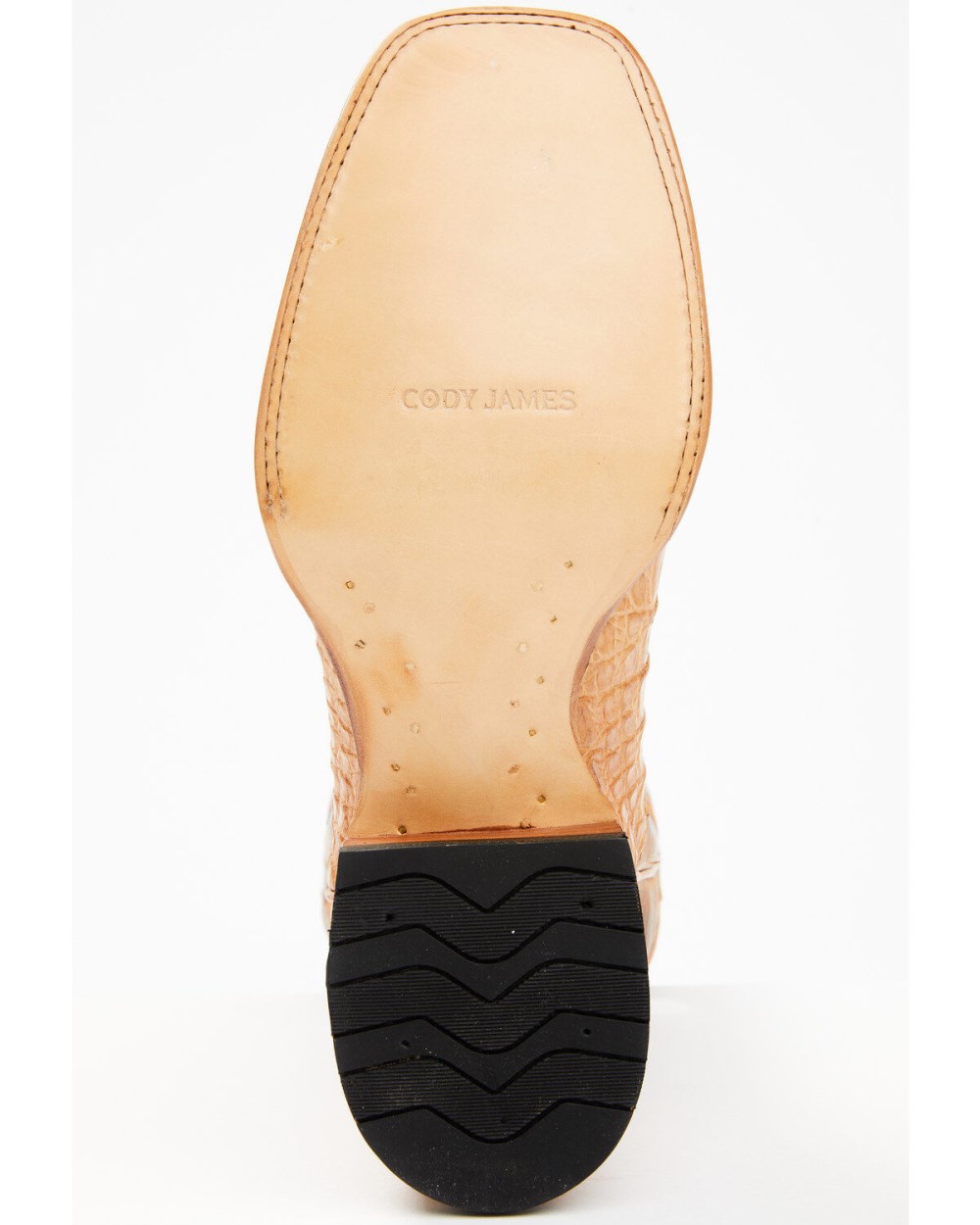 Cody James - Men's Exotic Caiman Belly Western Boots - Broad Square Toe | Tan