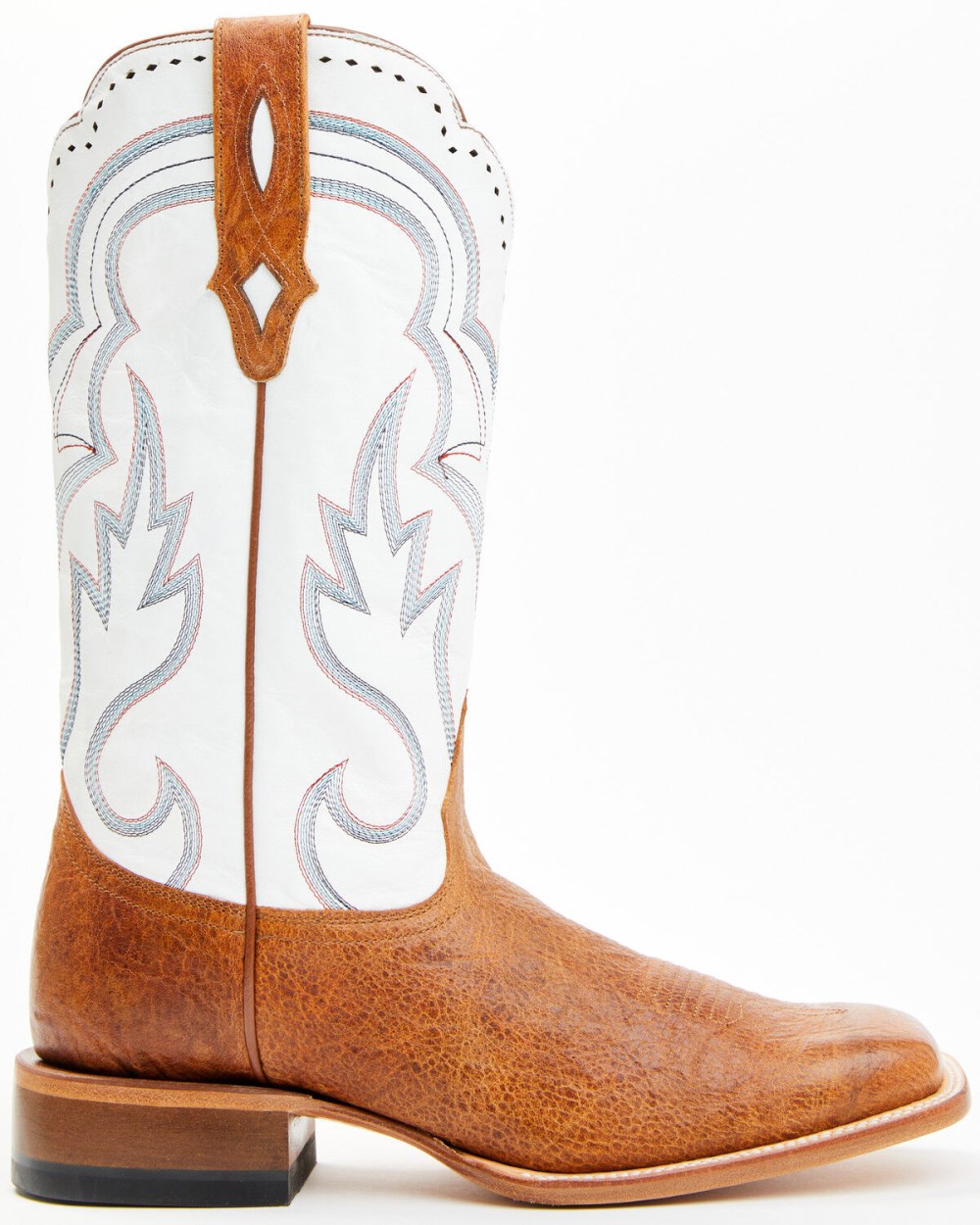 Cody James - Men's Tomahawk Western Boots - Broad Square Toe | White