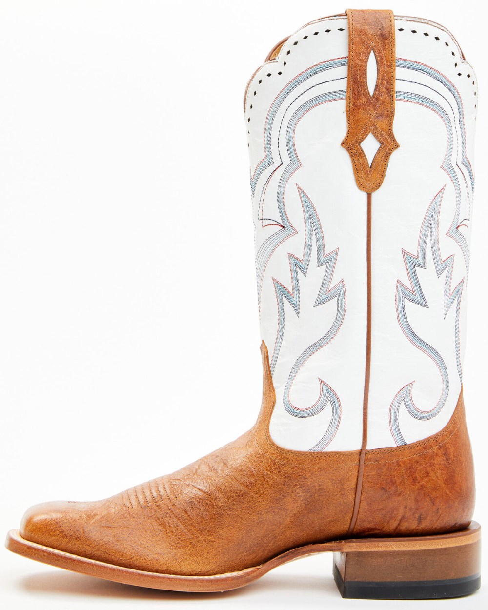 Cody James - Men's Tomahawk Western Boots - Broad Square Toe | White