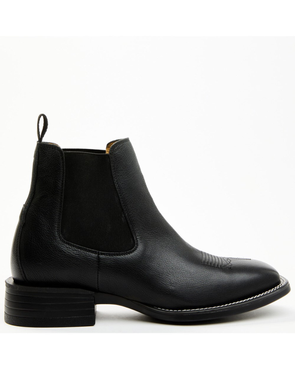 Cody James - Men's Jones Chelsea Boots - Broad Square Toe | Black Cody James - Men's Jones Chelsea Boots - Broad Square Toe | Black