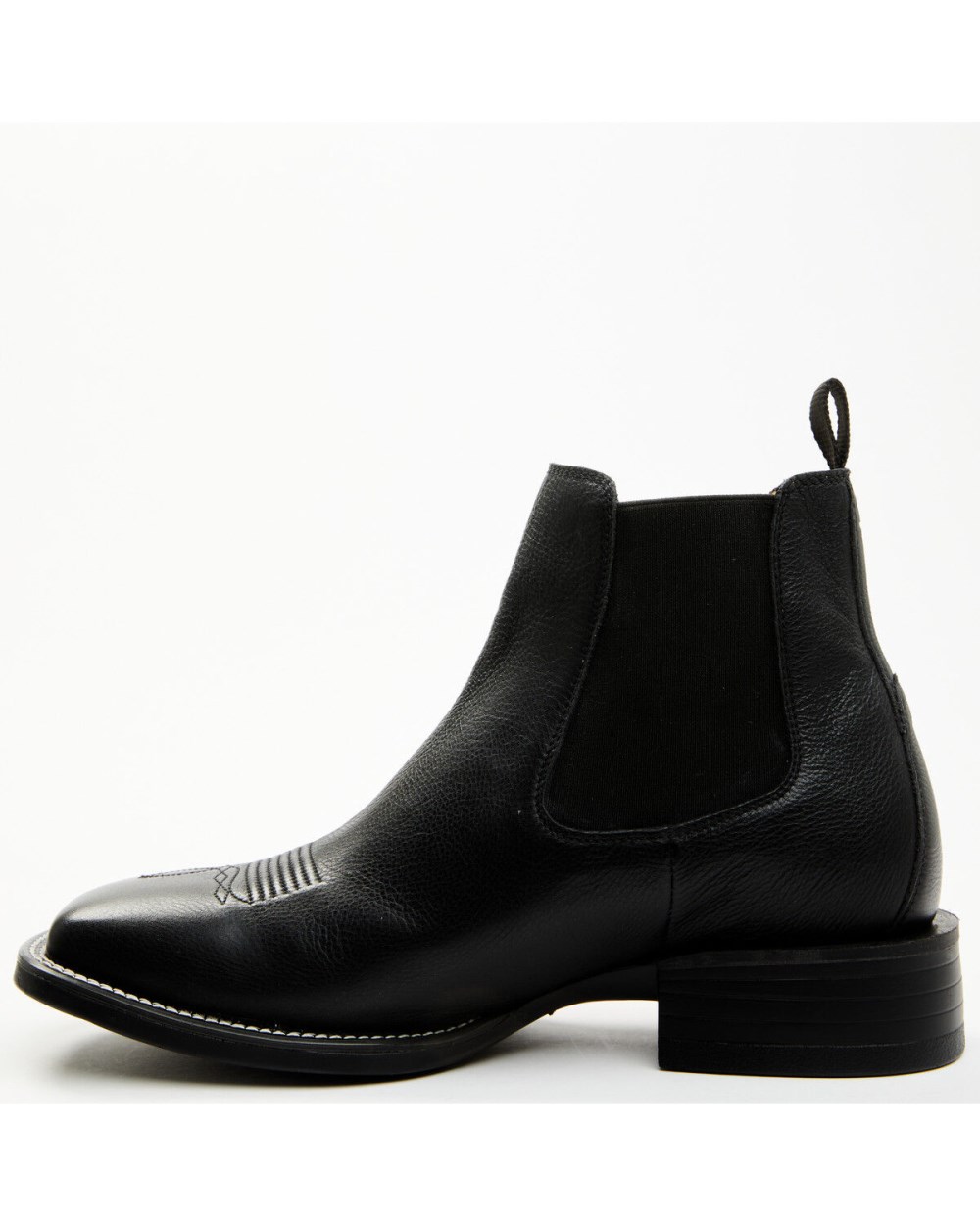 Cody James - Men's Jones Chelsea Boots - Broad Square Toe | Black Cody James - Men's Jones Chelsea Boots - Broad Square Toe | Black