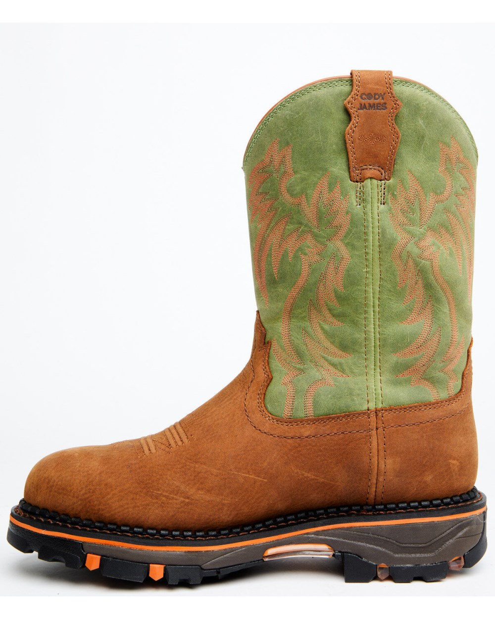 Cody James - Men's Decimator 11" High Hopes Vibram Waterproof Work Boots - Composite Toe | Green Cody James - Men's Decimator 11" High Hopes Vibram Waterproof Work Boots - Composite Toe | Green