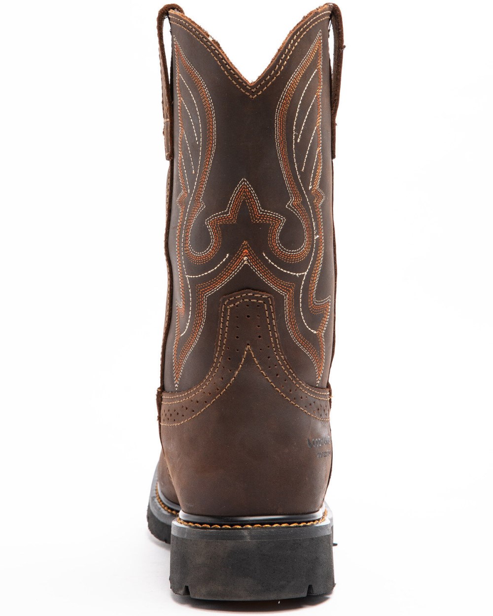 Cody James - Men's Mustang Saddle Waterproof Western Work Boots - Soft Toe | Dark Brown
