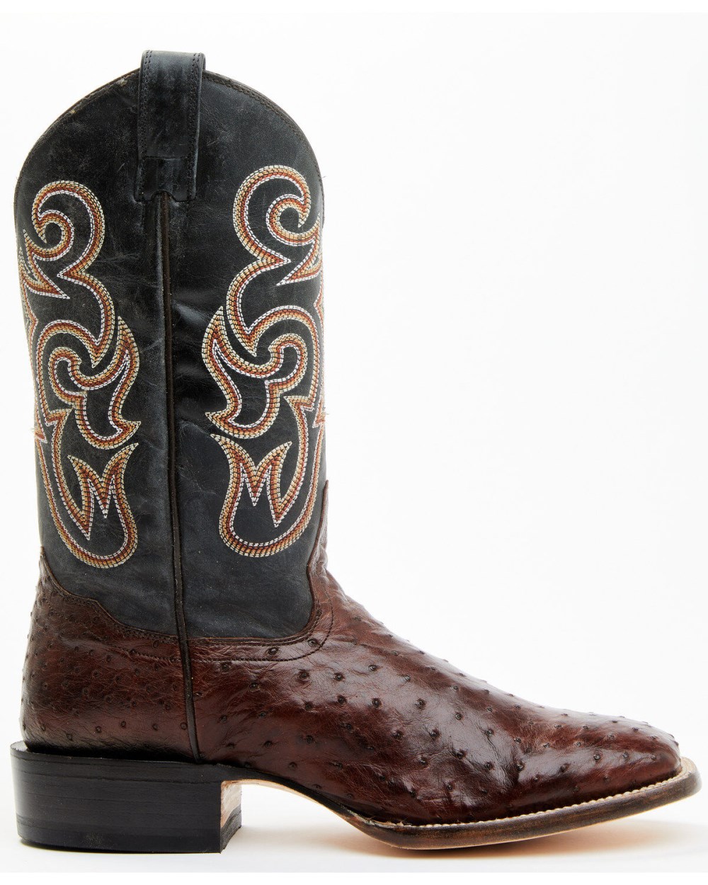 Cody James - Men's Exotic Full Quill Ostrich Western Boots - Broad Square Toe | Chocolate Cody James - Men's Exotic Full Quill Ostrich Western Boots - Broad Square Toe | Chocolate