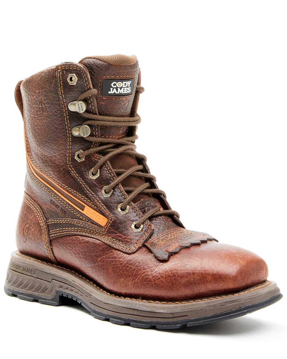 Cody James - Men's 8" ASE7 Disruptor Work Boots - Nano Composite Toe | Brown Cody James - Men's 8" ASE7 Disruptor Work Boots - Nano Composite Toe | Brown
