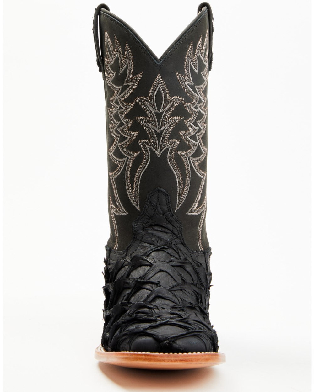 Cody James - Men's Exotic Pirarucu Western Boots - Broad Square Toe | Black