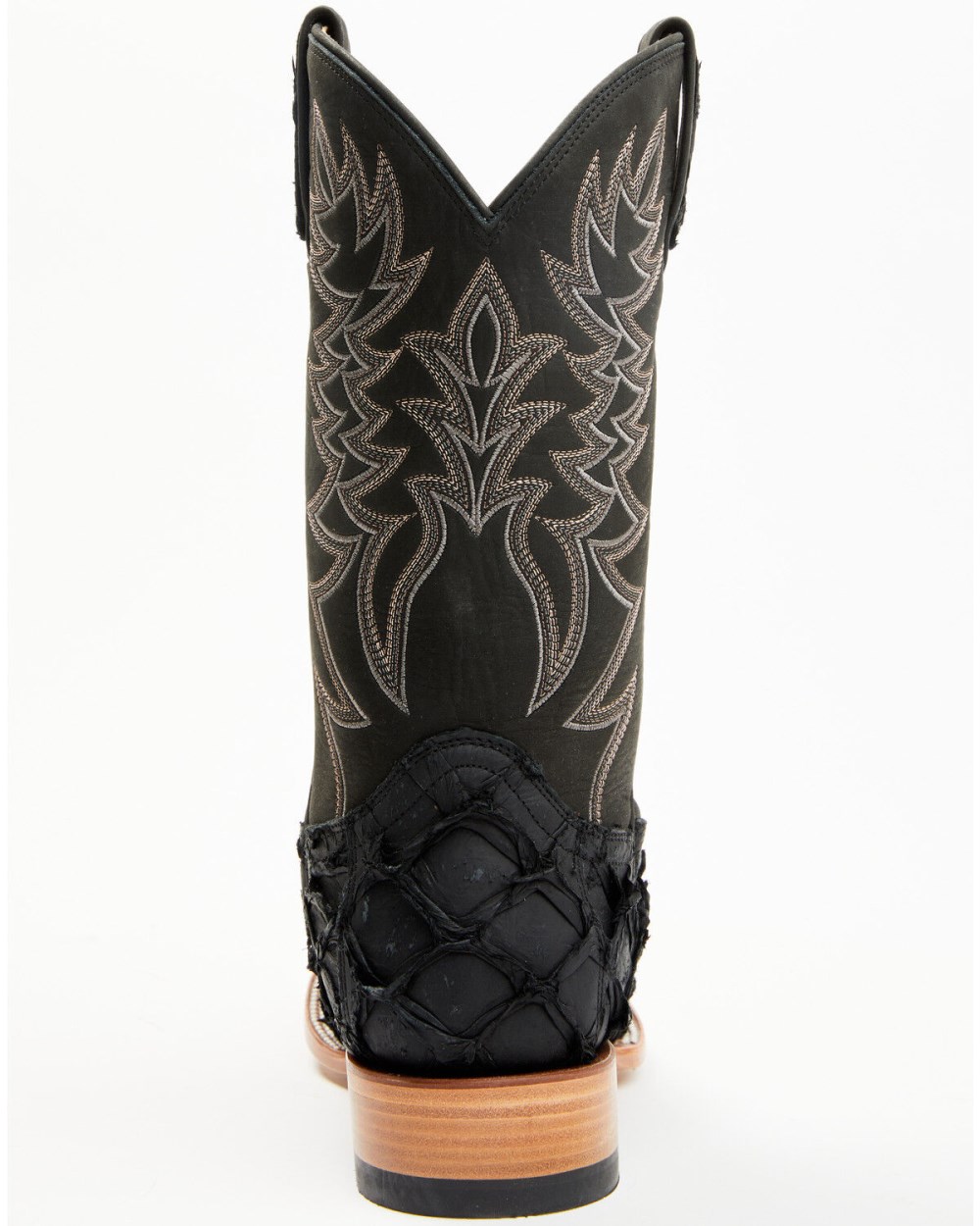 Cody James - Men's Exotic Pirarucu Western Boots - Broad Square Toe | Black