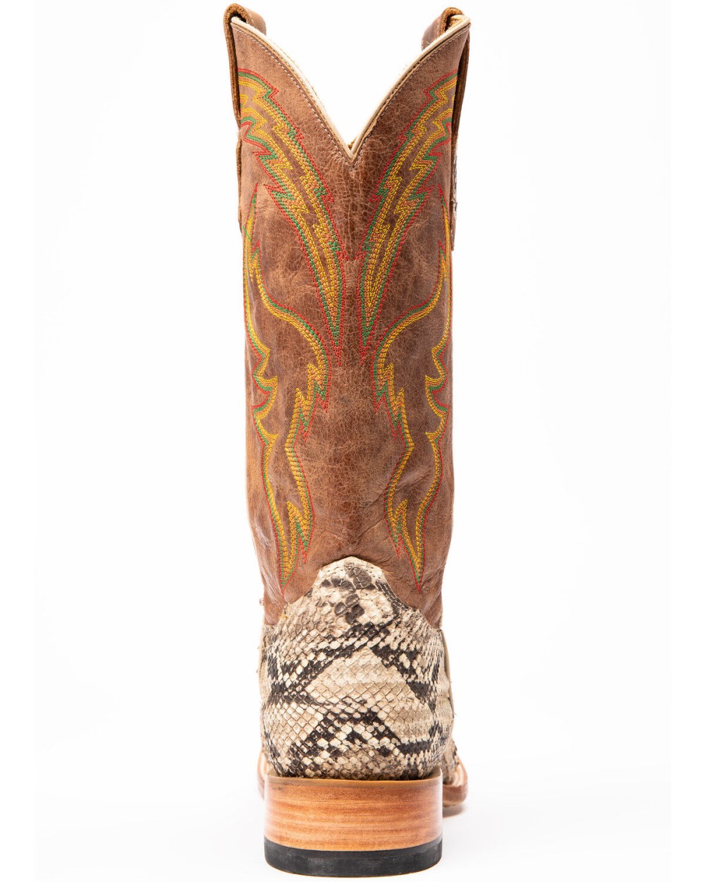 Cody James - Men's Exotic Python Western Boots - Broad Square Toe | Brown Cody James - Men's Exotic Python Western Boots - Broad Square Toe | Brown