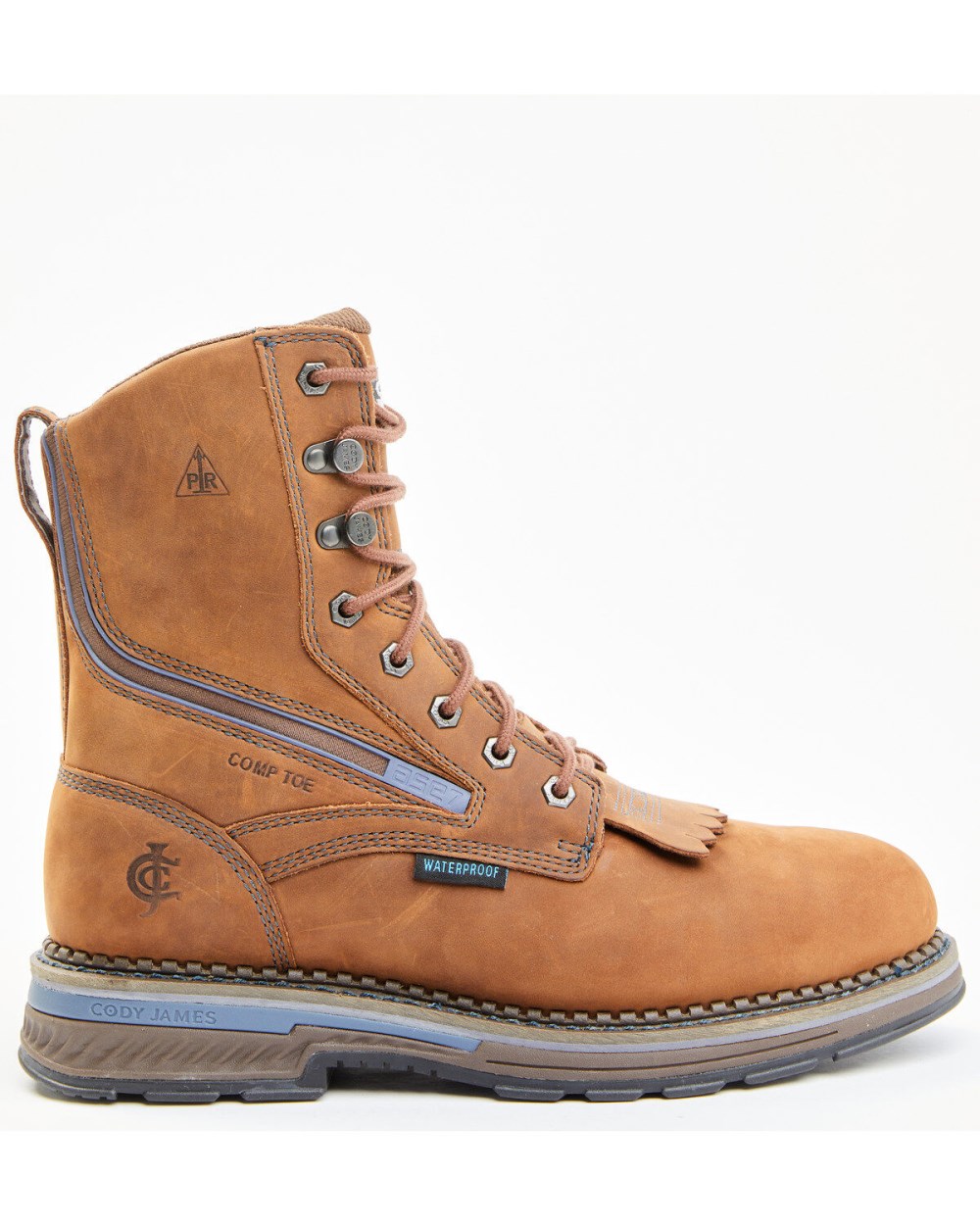 Cody James - Men's Disrupter Lacer Waterproof Work Boots - Composite Toe | Brown Cody James - Men's Disrupter Lacer Waterproof Work Boots - Composite Toe | Brown