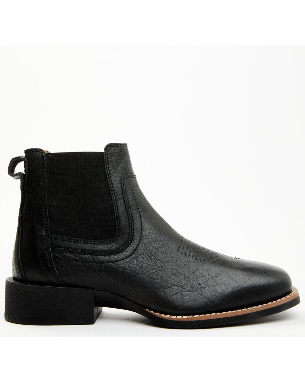 Cody James - Men's Ace Chelsea Boots - Broad Square Toe | Black Cody James - Men's Ace Chelsea Boots - Broad Square Toe | Black