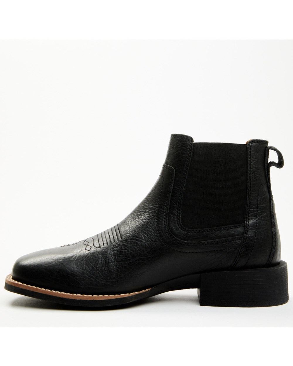 Cody James - Men's Ace Chelsea Boots - Broad Square Toe | Black Cody James - Men's Ace Chelsea Boots - Broad Square Toe | Black