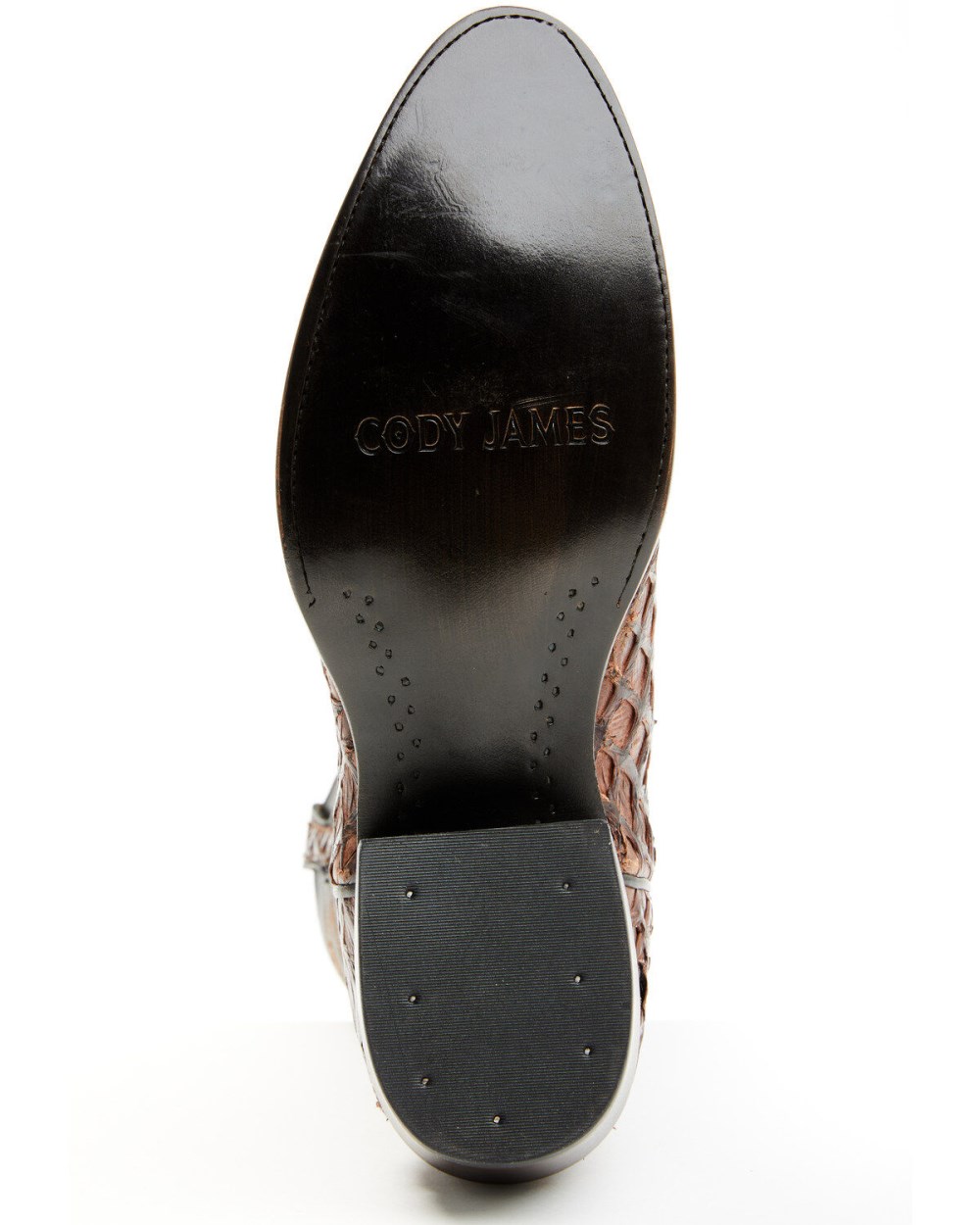 Cody James - Men's Exotic Pirarucu Western Boots - Round Toe | Dark Brown Cody James - Men's Exotic Pirarucu Western Boots - Round Toe | Dark Brown