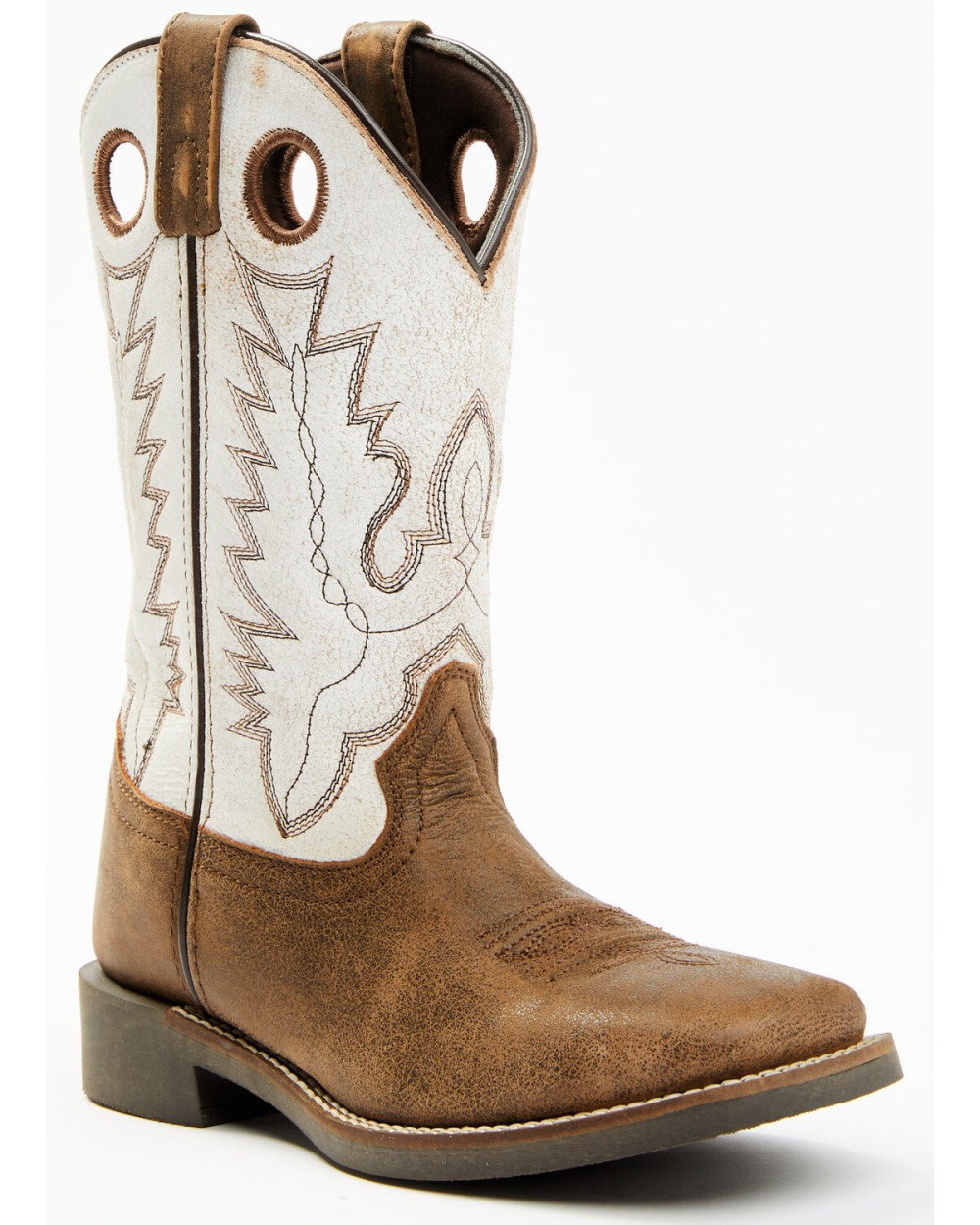 Cody James - Boys' Luke Western Boots - Broad Square Toe | Brown Cody James - Boys' Luke Western Boots - Broad Square Toe | Brown