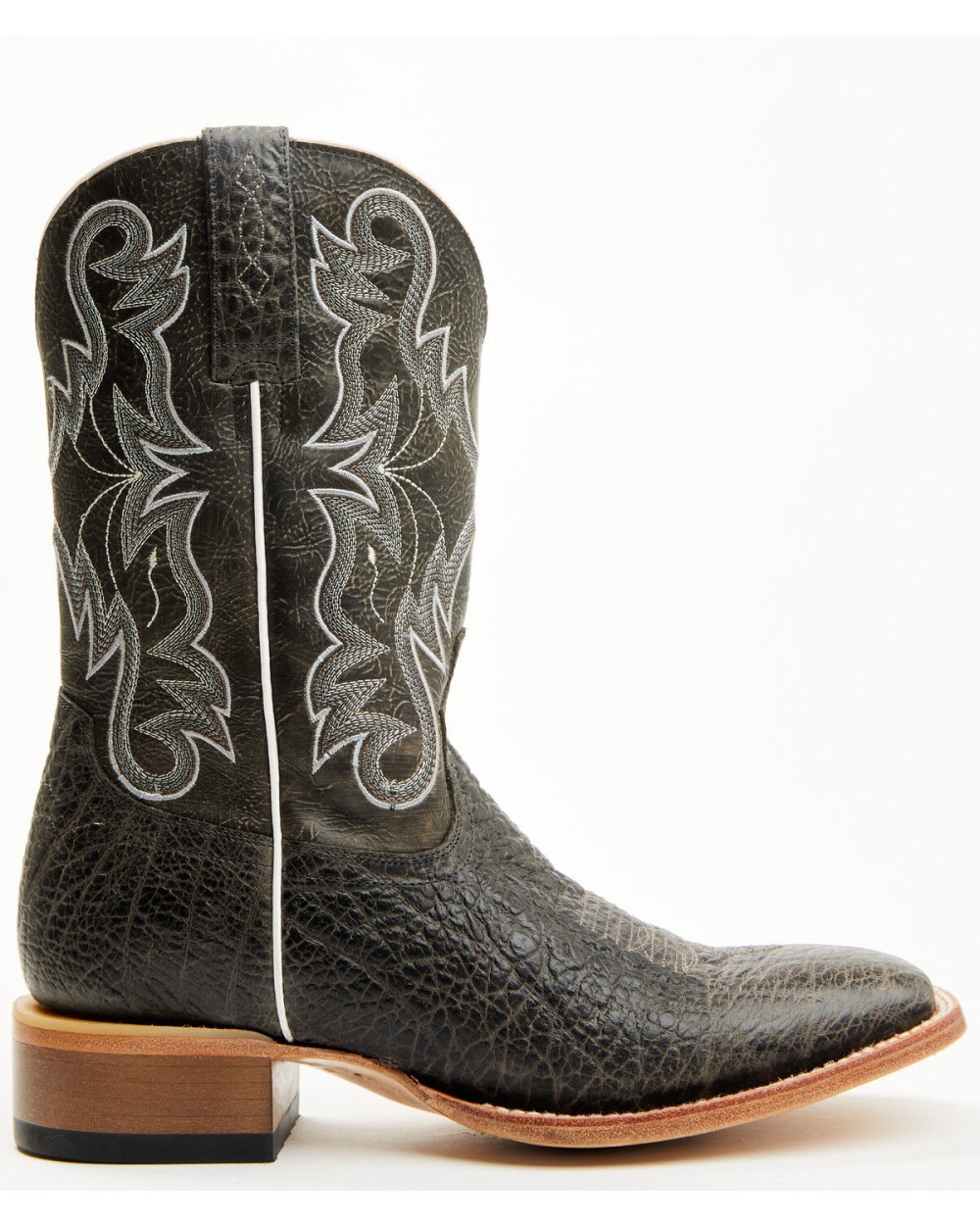 Cody James - Men's Alton Western Boots - Broad Square Toe | Grey