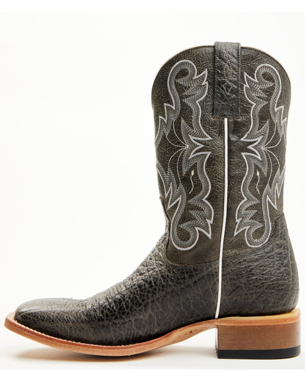 Cody James - Men's Alton Western Boots - Broad Square Toe | Grey