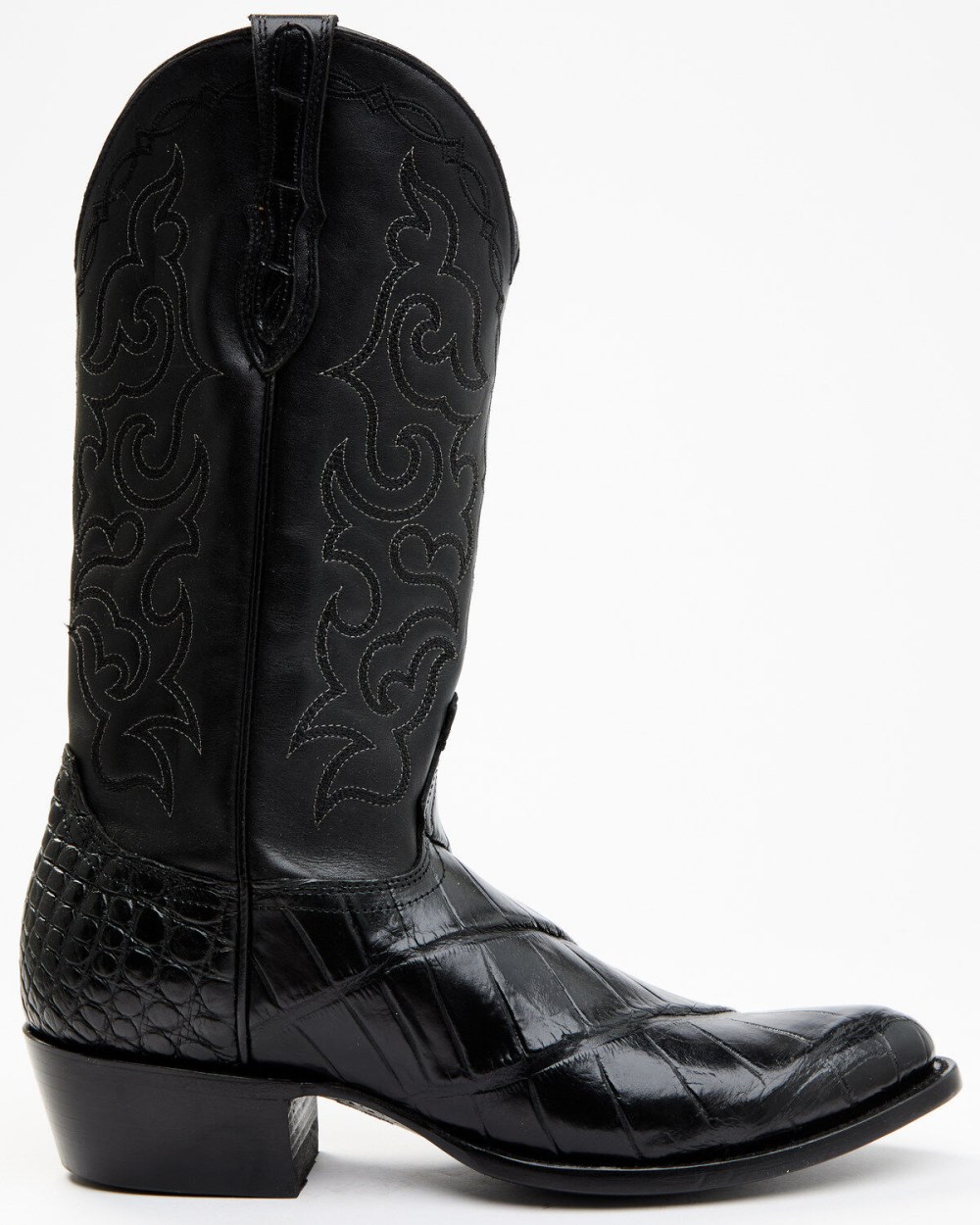 Cody James - Men's Exotic American Alligator Western Boots - Round Toe | Black Cody James - Men's Exotic American Alligator Western Boots - Round Toe | Black