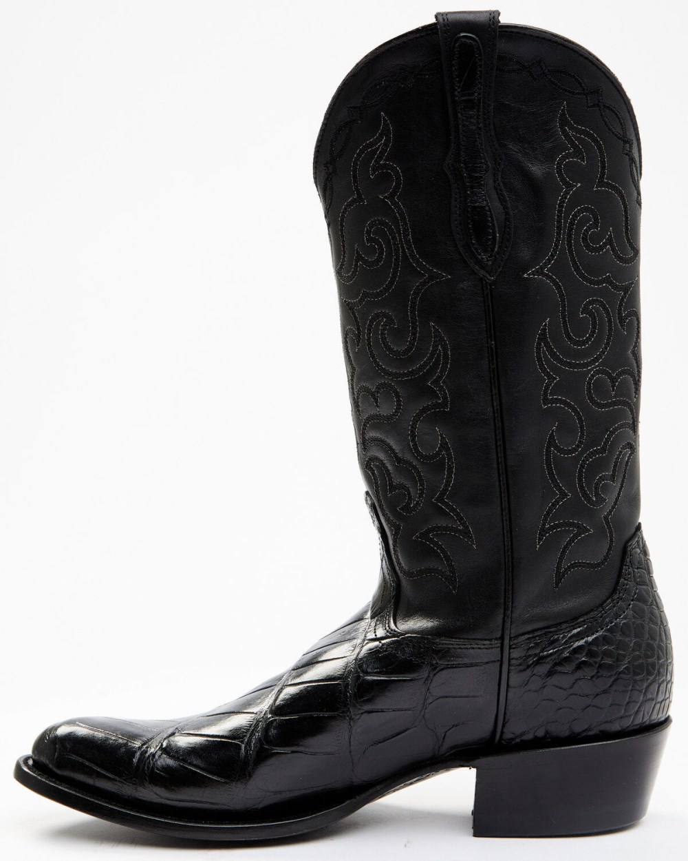 Cody James - Men's Exotic American Alligator Western Boots - Round Toe | Black Cody James - Men's Exotic American Alligator Western Boots - Round Toe | Black
