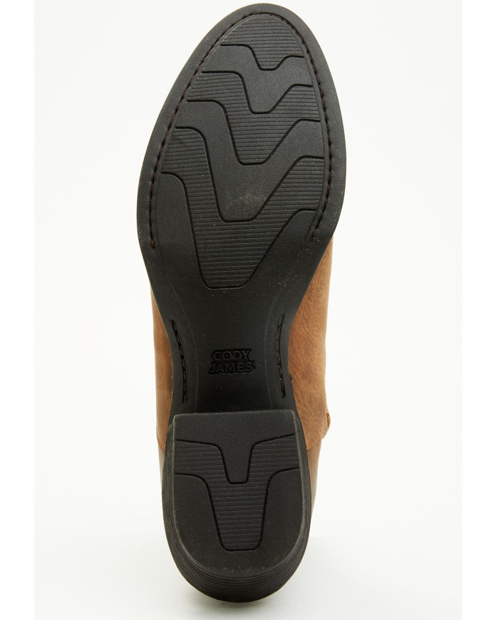 Cody James - Men's Larsen Western Ankle Boots - Round Toe | Brown