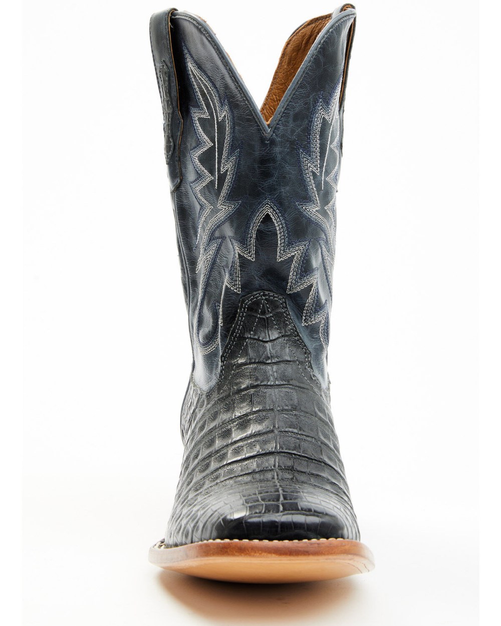 Cody James - Men's Exotic Caiman Belly Western Boots - Broad Square Toe | Black Cody James - Men's Exotic Caiman Belly Western Boots - Broad Square Toe | Black
