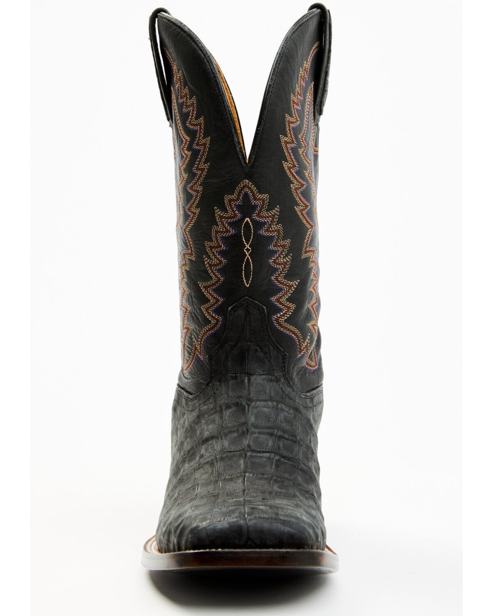 Cody James - Men's Exotic Caiman Belly Western Boots - Broad Square Toe | Black Cody James - Men's Exotic Caiman Belly Western Boots - Broad Square Toe | Black