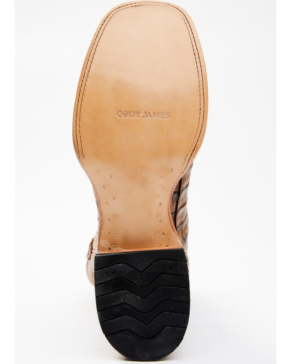 Cody James - Men's Exotic Caiman Tail Skin Western Boots - Broad Square Toe | Brown Cody James - Men's Exotic Caiman Tail Skin Western Boots - Broad Square Toe | Brown